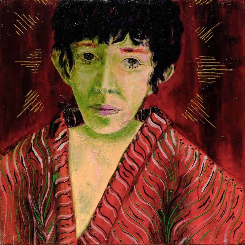 İsimsiz II, 2026, tuval üzerine yağlıboya, 52x52 cm.