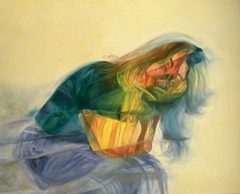Suret, 2025, tuval üzerine yağlıboya,105x130 cm.