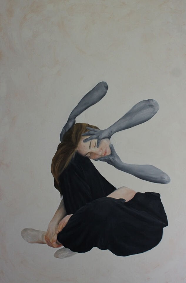 Manipülasyon III, 2023, tuval üzerine yağlıboya, 80x120 cm.